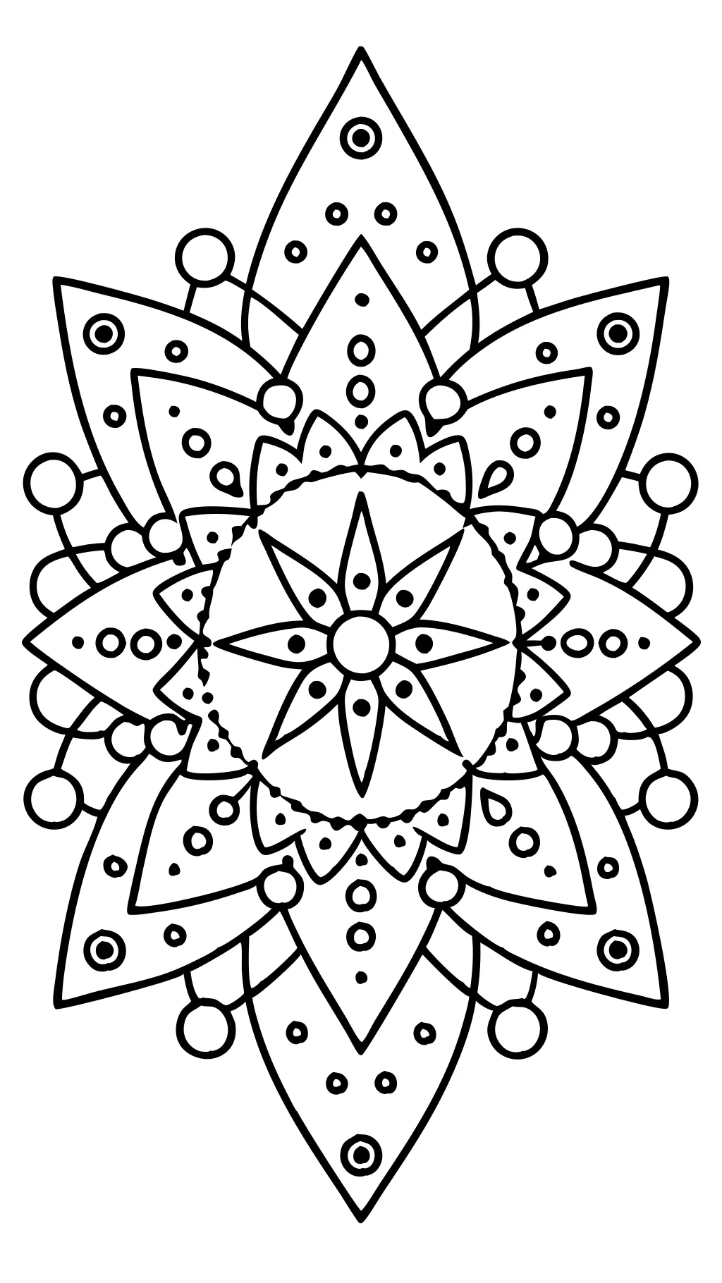 dots coloring pages